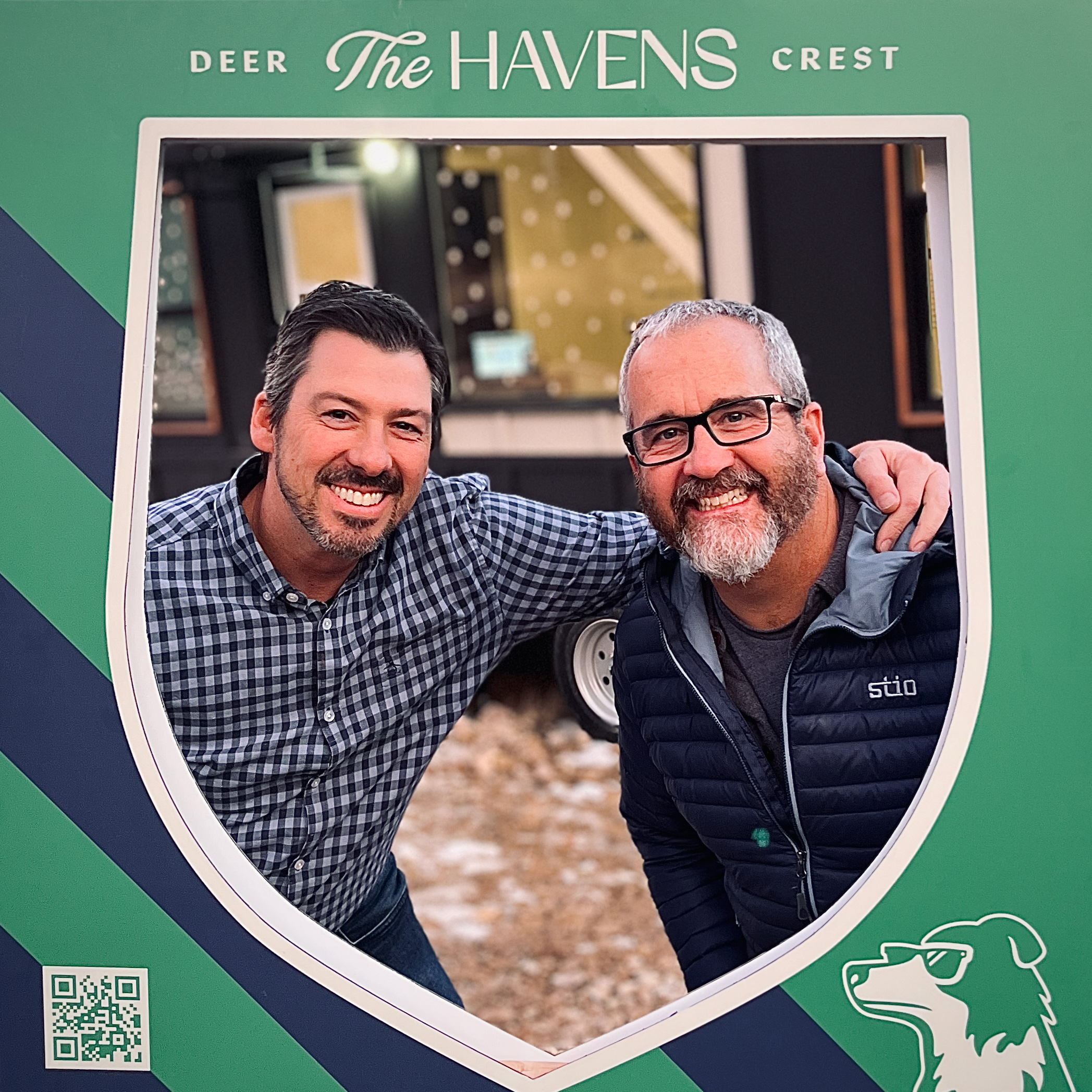 The Havens photo of two men in the havens crest