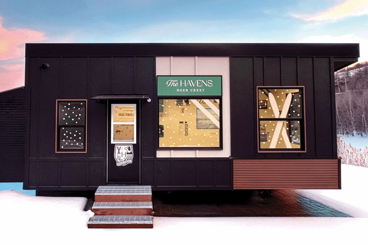 The Havens sales center rendering