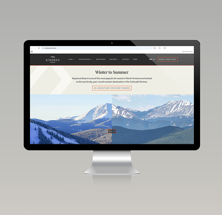 Kindred Resort website