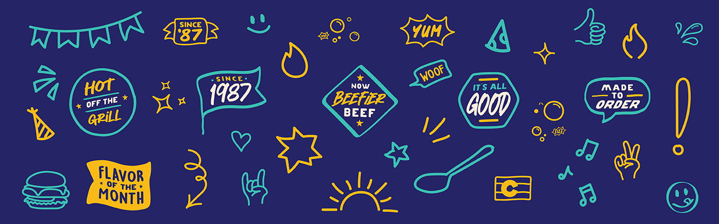 Good Times illustrations by Cultivator advertising
