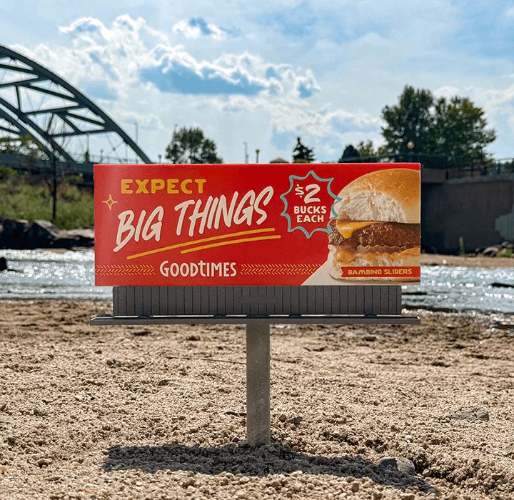 Restaurant billboard